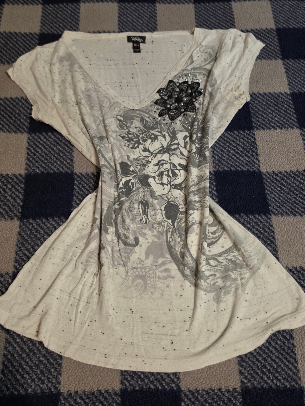 Y2k scene mcbling vanity shirt